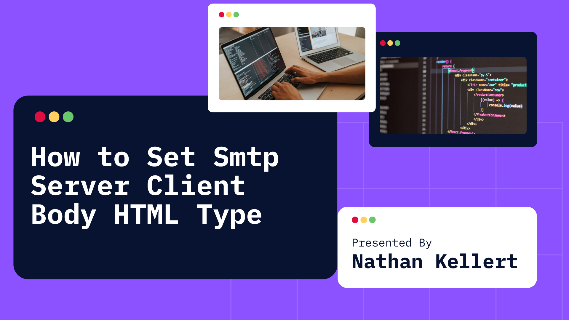 Set Smtp Server Client Body HTML Type