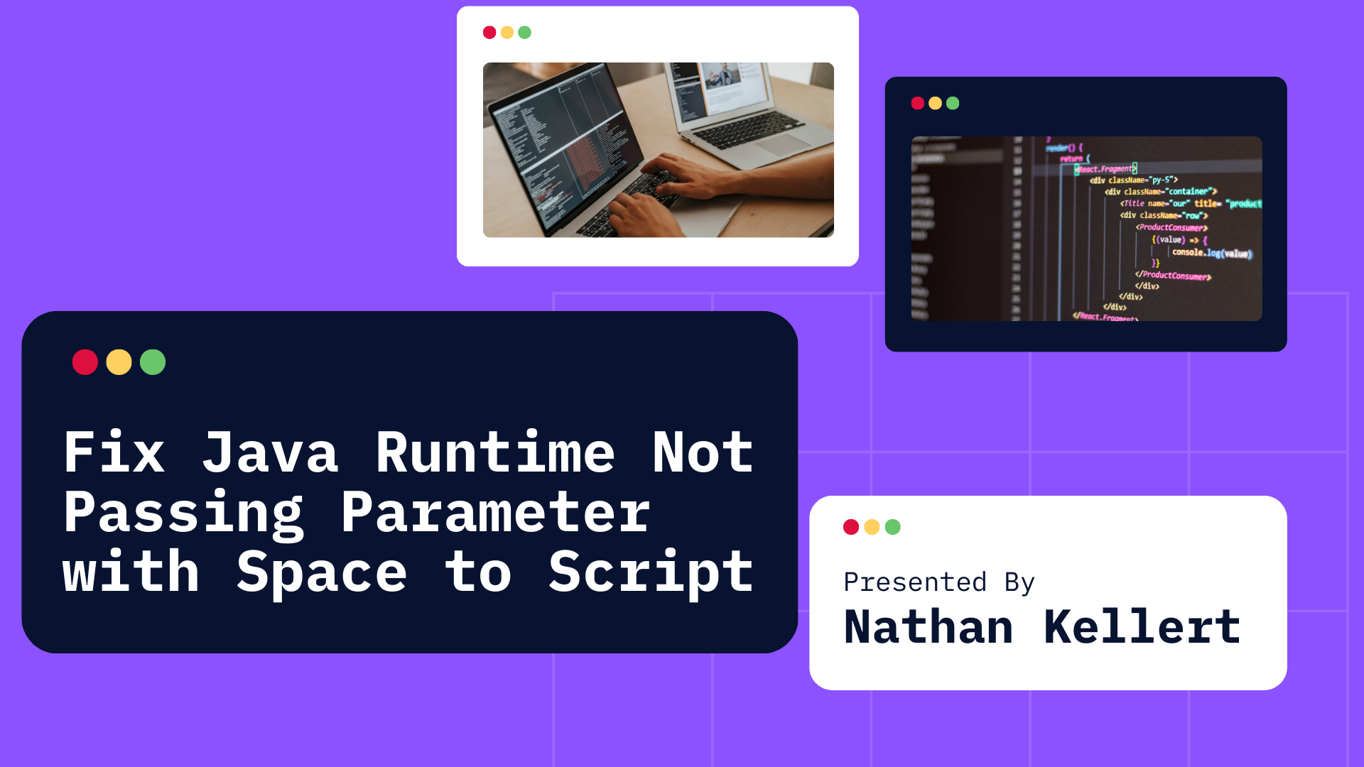 Fix Java Runtime Not Passing Parameter with Space to Script