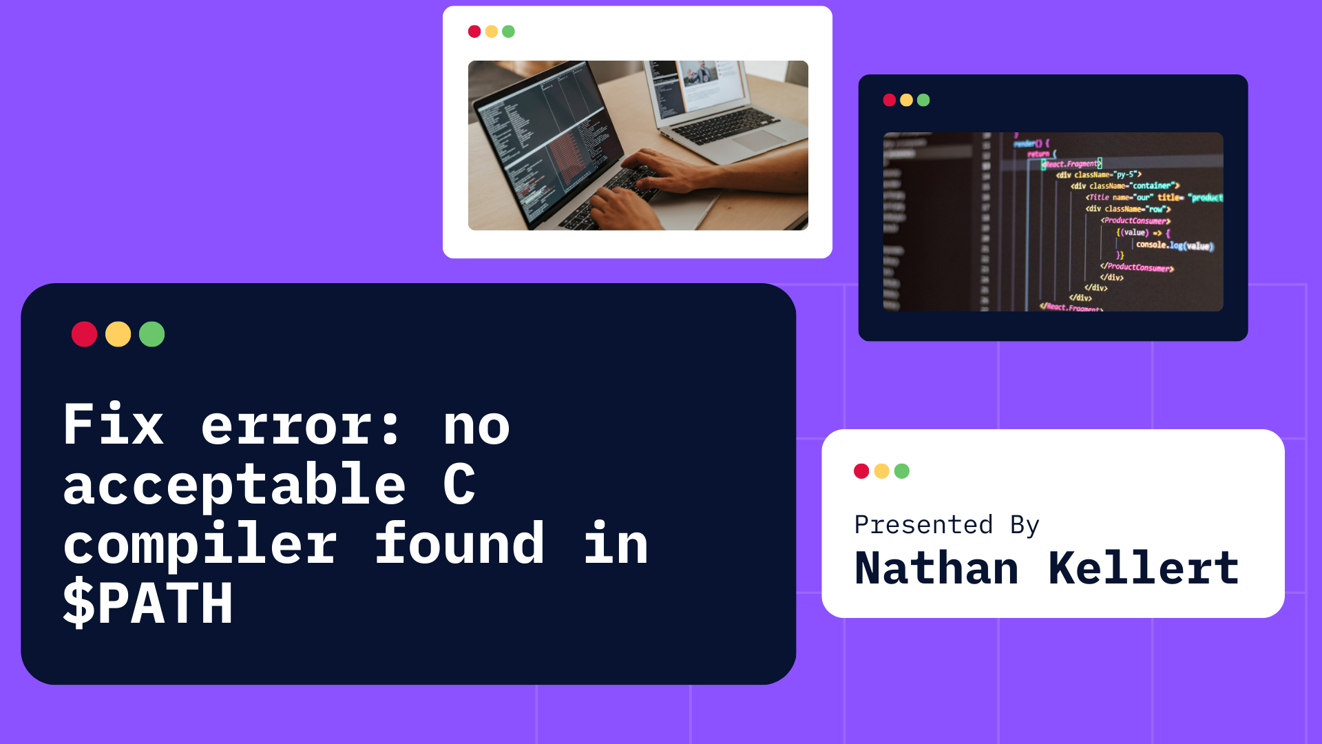 Fix error no acceptable C compiler found in $PATH