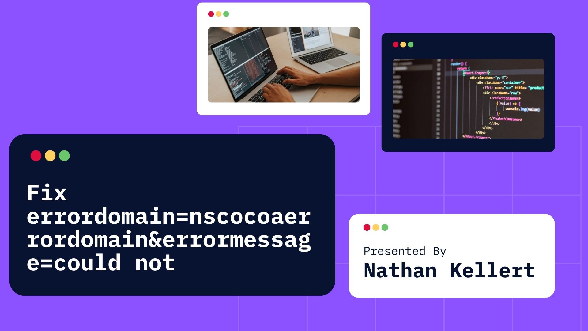 Fix errordomain=nscocoaerrordomain&errormessage=could not