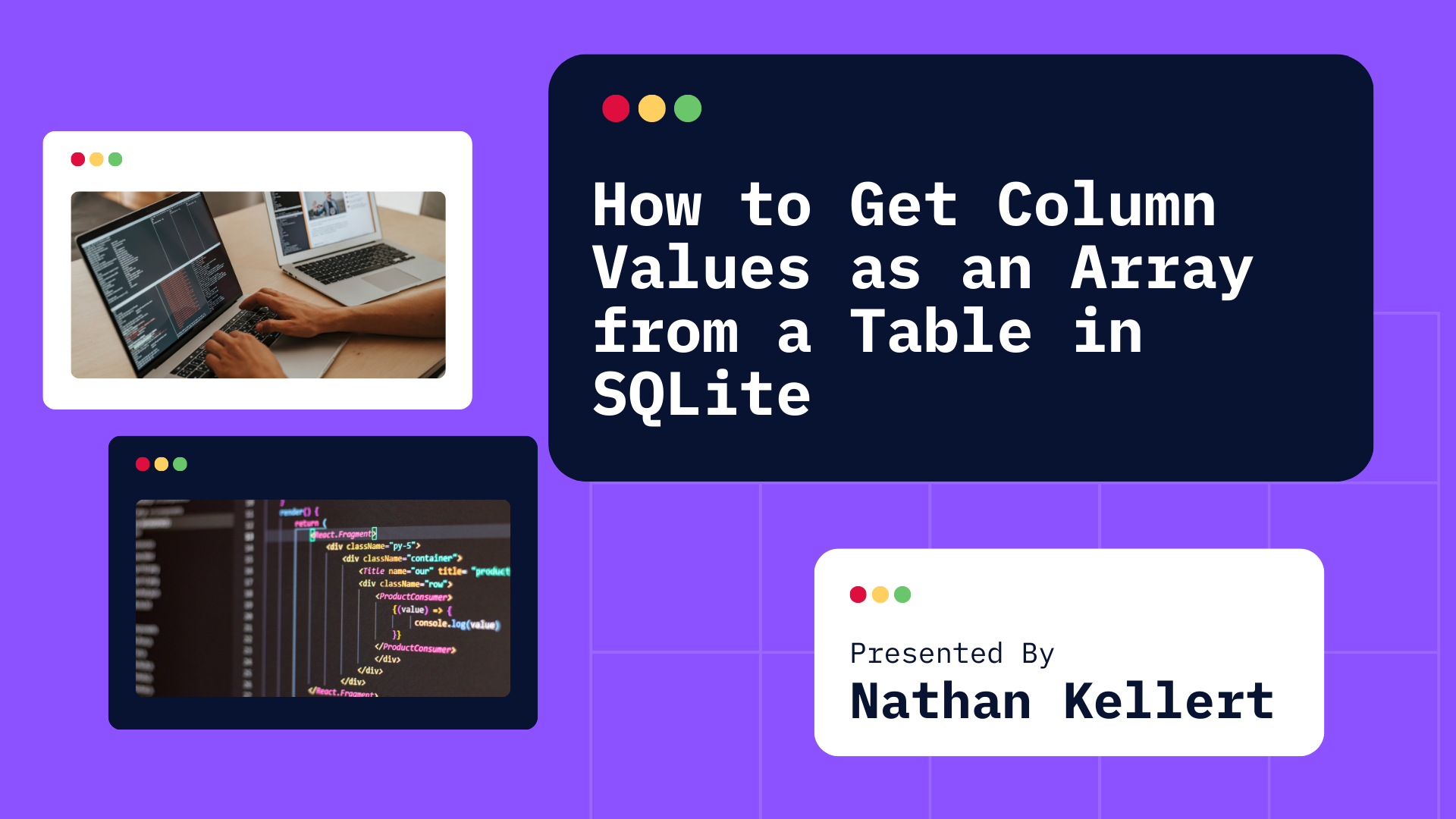 How to Get Column Values as an Array from a Table in SQLite