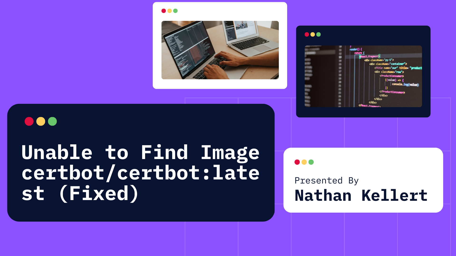 Unable to Find Image certbot_certbot_latest (Fixed)