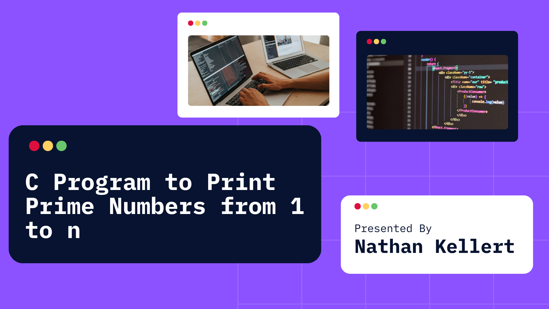 C Program to Print Prime Numbers from 1 to n